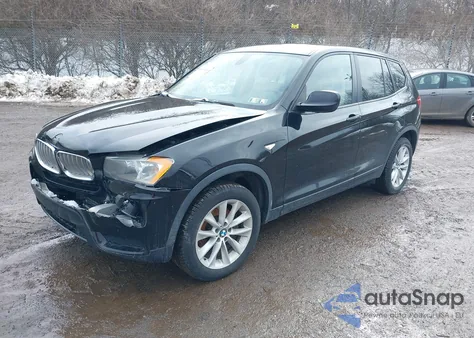 2013 BMW X3 xDrive28I z USA, uszkodzony, nr VIN 5UXWX9C56D0A28703